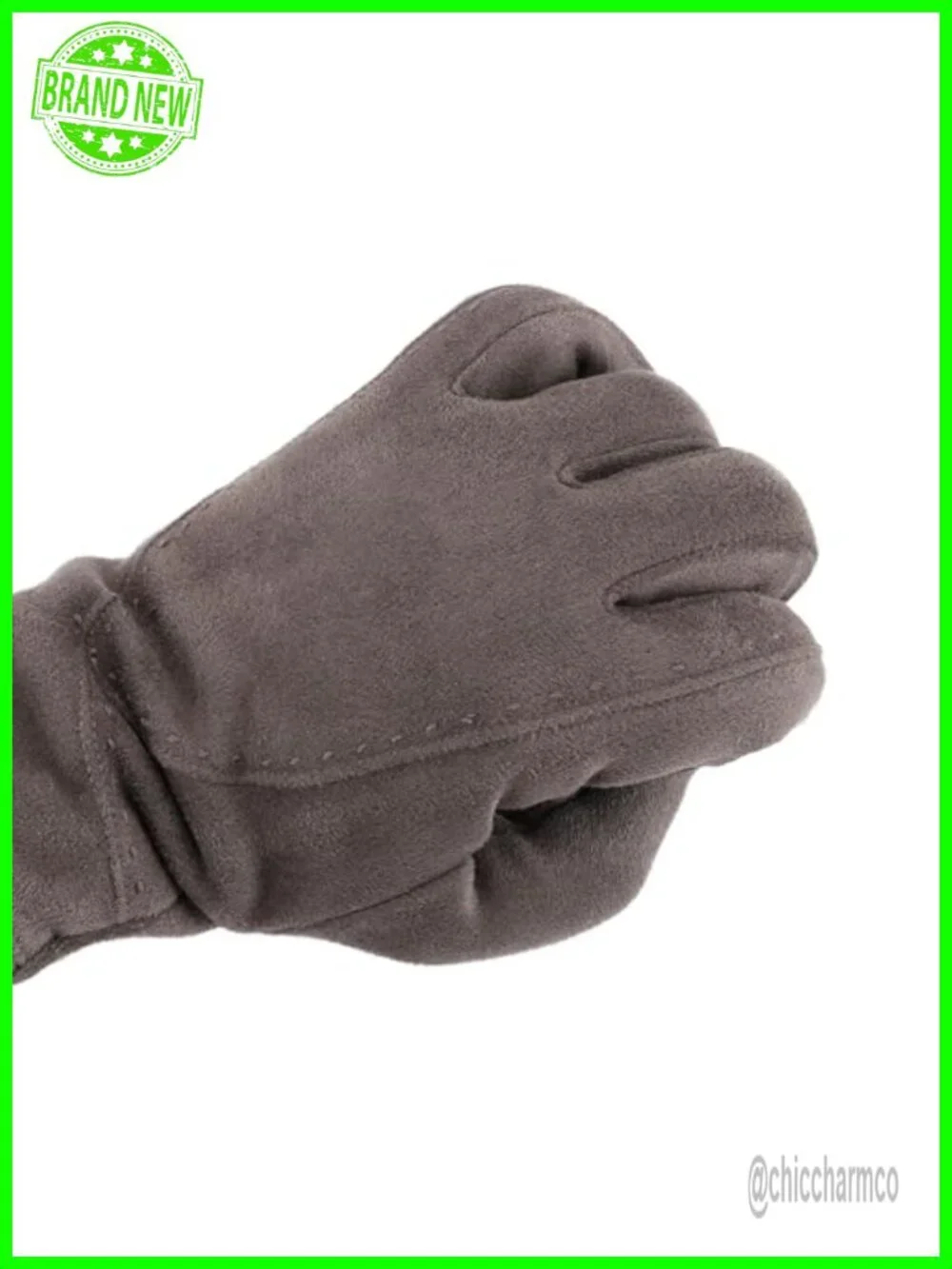 Isotoner Women's Water Repellent Touchscreen Microsuede Shortie Gloves